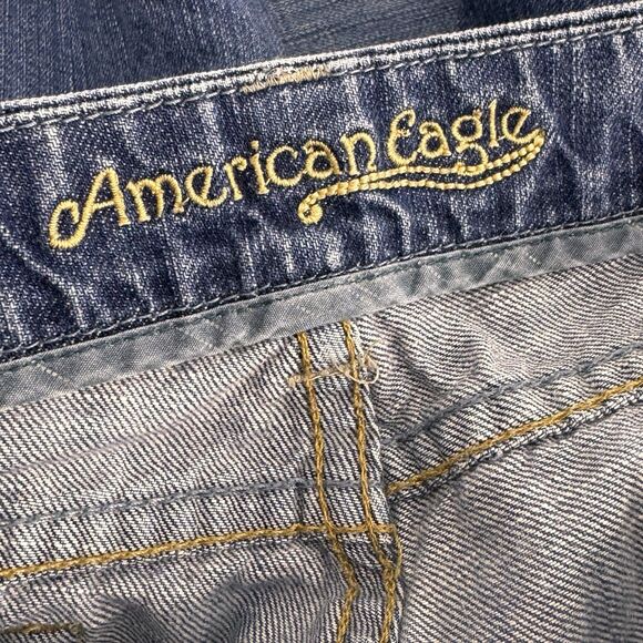 American Eagle Outfitters Blue Flare Jeans - Picture 4 of 9